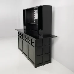 Pamono Italian Modern Wood Highboard by Charles Rennie Mackintosh for Cassina, 1980s