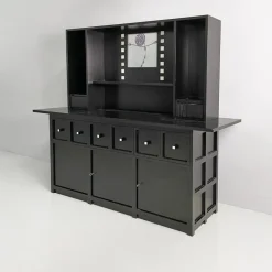 Pamono Italian Modern Wood Highboard by Charles Rennie Mackintosh for Cassina, 1980s