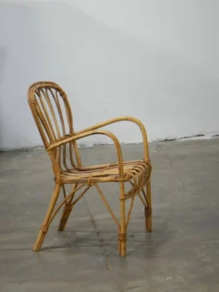 Pamono Italian Rattan Children's Chair, 1970s Hot