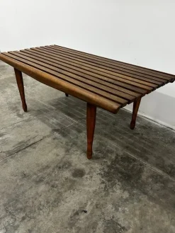 Pamono Italian Teak Bench, 1950s Discount