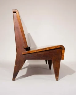 Pamono Italian Wood Bench, 1940s Sale
