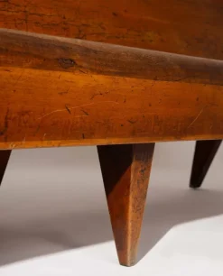 Pamono Italian Wood Bench, 1940s Sale