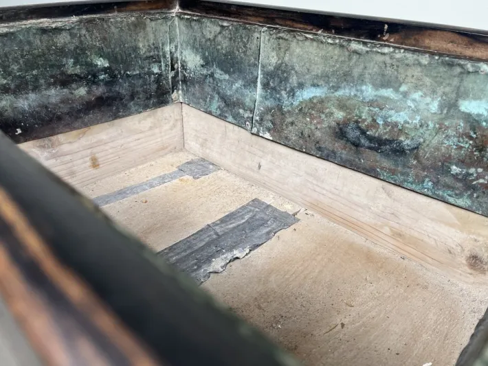 Pamono Japanese Keyaki Hibachi with Three Drawers New