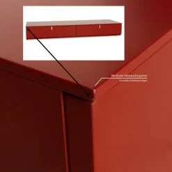 Pamono Kettnacker Wooden Sideboard in Red Clearance