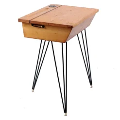 Pamono Kid's Desk on Hairpin Legs by Cees Braakman for Pastoe, 1950s Best