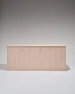 Pamono Lacquered Wood and Brass Sideboard, 1970s Hot