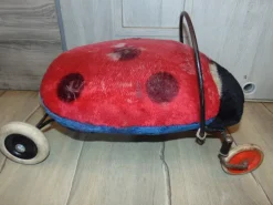 Pamono Ladybug Childrens Chair on Wheels from Steiff, 1960s