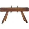 Pamono Large Adjustable Gymnastic Leather Pommel Horse, 1950s Hot