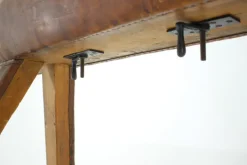 Pamono Large Adjustable Gymnastic Leather Pommel Horse, 1950s Hot