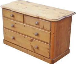 Pamono Large Antique Pine Chest of Drawers, 1800s Online