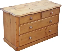Pamono Large Antique Pine Chest of Drawers, 1800s Online