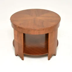 Pamono Large Art Deco Walnut Coffee Table, 1920s Online