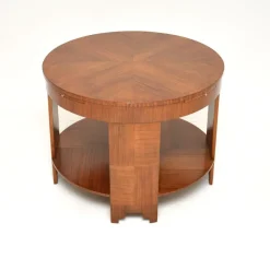 Pamono Large Art Deco Walnut Coffee Table, 1920s Online