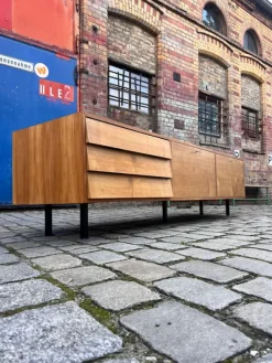 Pamono Large Ash Lowboard, 1970s New