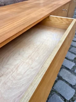 Pamono Large Ash Lowboard, 1970s New