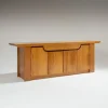 Pamono Large Elm Sideboard by Luigi Gorgoni for Roche Bobois, 1980s Clearance