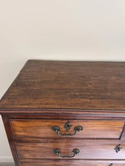 Pamono Large English George III Georgian Chest of Drawers in Wood Hot