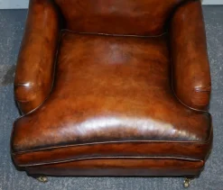 Pamono Large Hand Dyed Leather Chairs, Set of 2 Hot