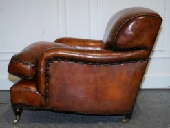 Pamono Large Hand Dyed Leather Chairs, Set of 2 Hot