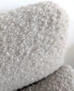 Pamono Large Mid-Century Chromed Steel and Mohair Bouclé Lounge Chairs by Milo Baughman, USA, 1970s, Set of 2