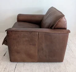 Pamono Large Mid-Century Dutch Buffalo Leather Armchair from Leolux, 1970s Discount