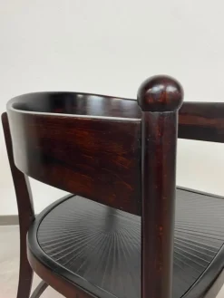 Pamono Large Secession No. 6549 Armchair attributed to Josef Hoffmann for Thonet, 1890s