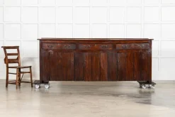 Pamono Large 19th Century English Elm Dresser Base, 1850s Sale