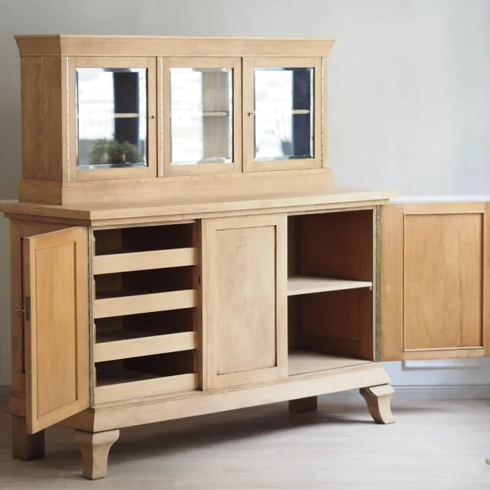 Pamono Large Vintage Country House Sideboard in Oak, 1930
