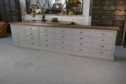 Pamono Large Vintage Drawer Craft Cabinet in Fir, 1950s Hot