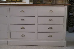 Pamono Large Vintage Drawer Craft Cabinet in Fir, 1950s Hot