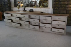 Pamono Large Vintage Drawer Craft Cabinet in Fir, 1950s Hot