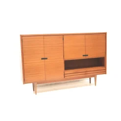 Pamono Large Vintage Highboard in Teak, 1960s