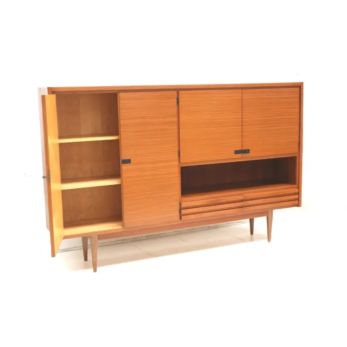 Pamono Large Vintage Highboard in Teak, 1960s