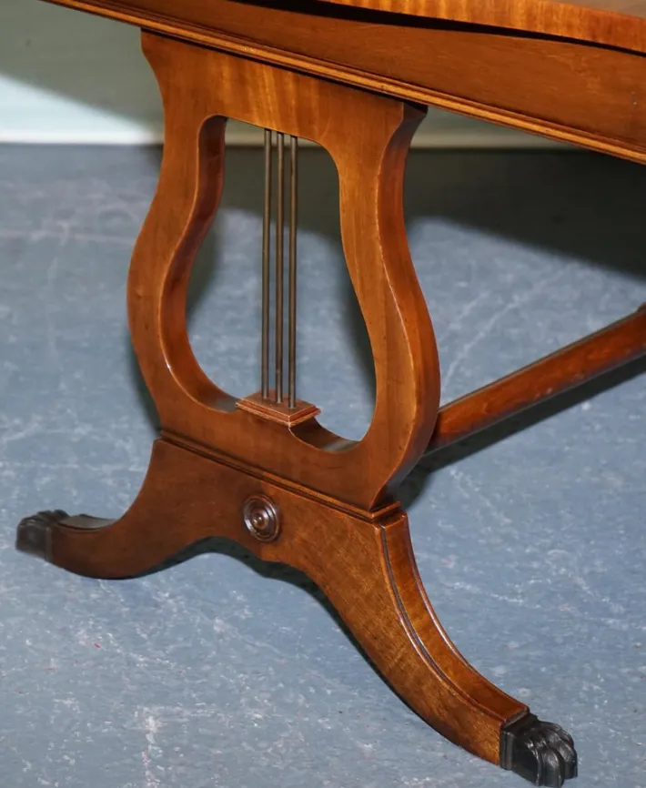 Pamono Large Vintage Hunter Green Leather Topped Coffee Table Hot