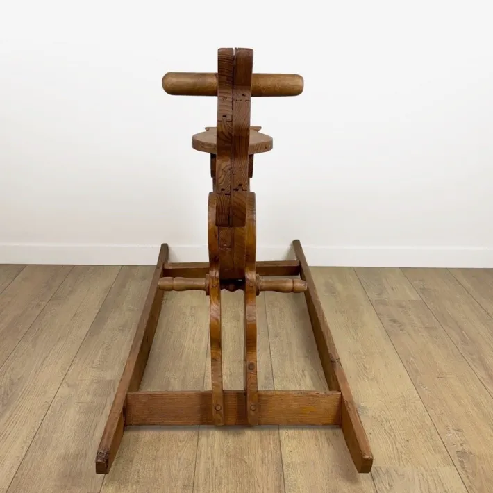 Pamono Large Vintage Pine Rocking Horse, 1970s Discount