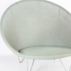 Pamono Large Vintage Wicker and Chrome Chair, 1970s New