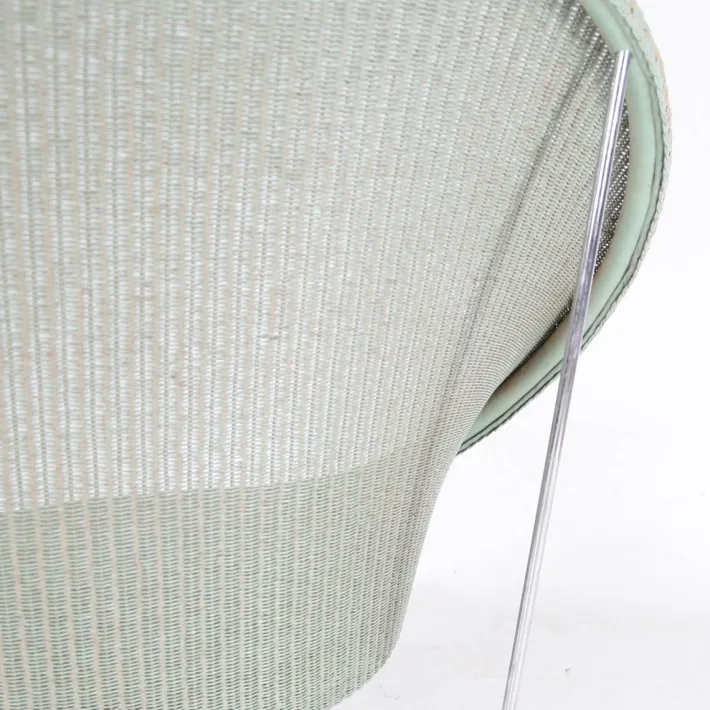 Pamono Large Vintage Wicker and Chrome Chair, 1970s New