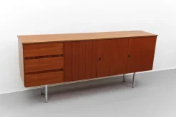 Pamono Large Walnut Sideboard, 1960s New