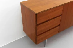 Pamono Large Walnut Sideboard, 1960s New
