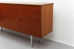 Pamono Large Walnut Sideboard, 1960s New