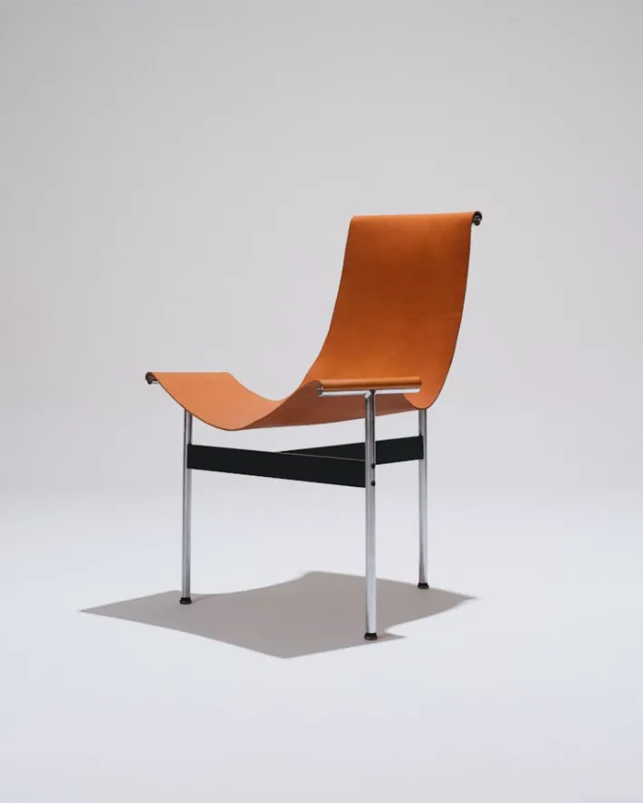 Pamono 3LC Chairs in Leather and Metal by Douglas Kelly, Ross Littell and William Katavolos for Laverne International, 1960s, Set of 2 Outlet