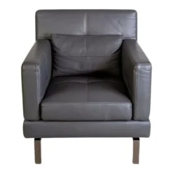 Pamono Leather Amber Chair by Amberg for Brühl