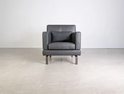 Pamono Leather Amber Chair by Amberg for Brühl