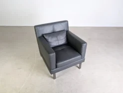 Pamono Leather Amber Chair by Amberg for Brühl