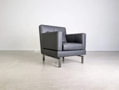 Pamono Leather Amber Chair by Amberg for Brühl