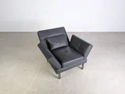 Pamono Leather Amber Chair by Amberg for Brühl