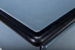 Pamono Leather-Wrapped Sideboard with Oak Trim by Warren Platner for Knoll, 1970s New