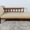 Pamono Long Victorian Mahogany Chaise Lounge, England, 19th Century New