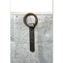 Pamono Long Wall Showcase to Hang in Wood and Zinc