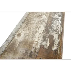 Pamono Long Wall Showcase to Hang in Wood and Zinc